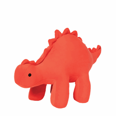 Kosedyr Velveteen Dino Gummy (Stegosaurus) Coral