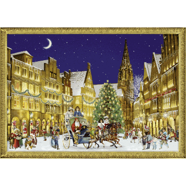 Adventskalender A4 Juleby