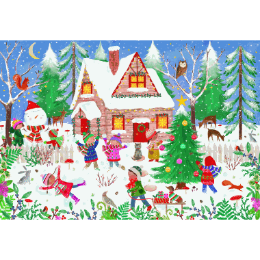 Adventskalender Happy winter time - Puzzle Advent Calendar