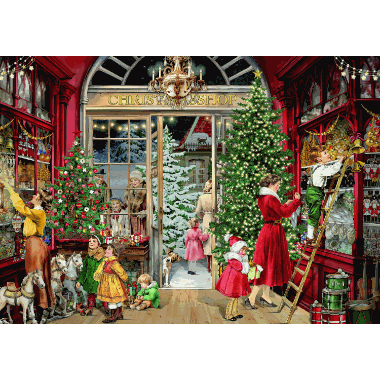 Adventskalender Nostalgic Christmas Shop A4 Advent calendar