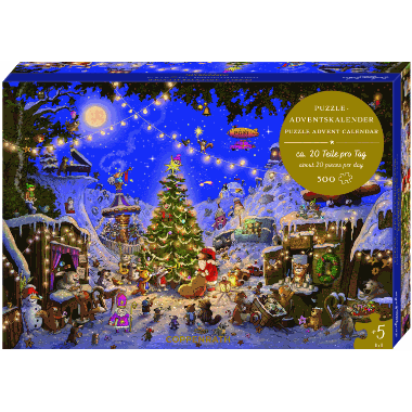 Adventskalender Christmas Marekt of the Animals Puzzle Adven