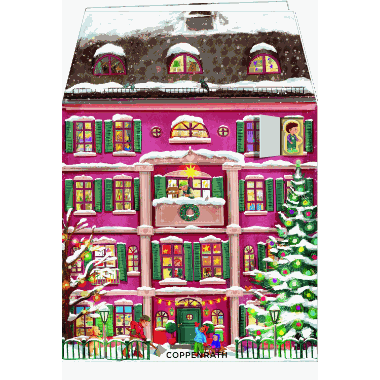Adventskalender My Colourful Christmas House Advent calendar