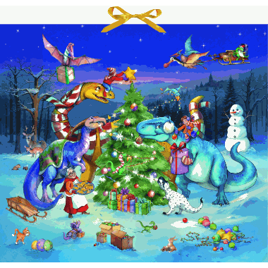 Adventskalender Dinosours in Christmas Fever Advent calendar