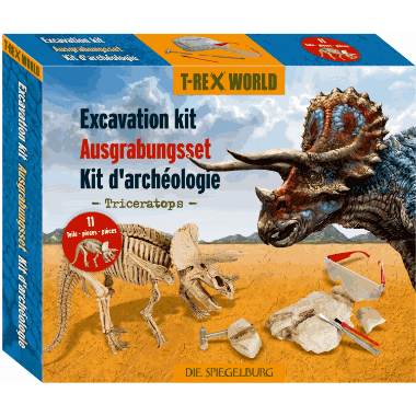 T-Rex World Triceratops utgraversett