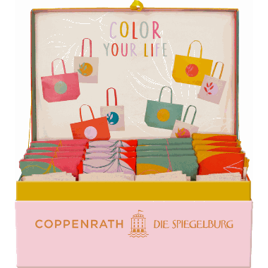 Shopper color your life koffert med 16+16 nett