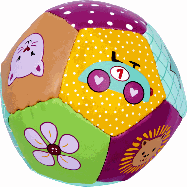 Myk lekeball 10cm - Babylykke