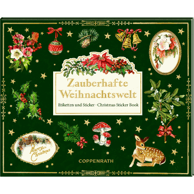 Stickerbuch: Zauberhafte Weihnachtswelt - Etiketten&Sticker