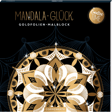 Mandala-Glck - Goldfolien-Malblock (Creative Time)