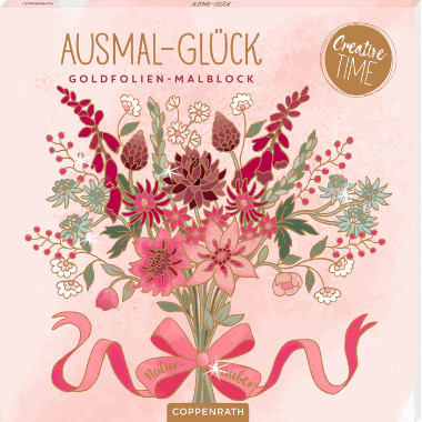 Ausmal-Glck - Goldf.-Malblock Natur-Zauber (Creat.Time)
