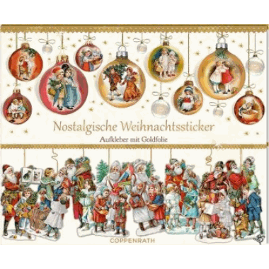 Stickerbuch Nostalgische Weihnachtssticker (Behr)