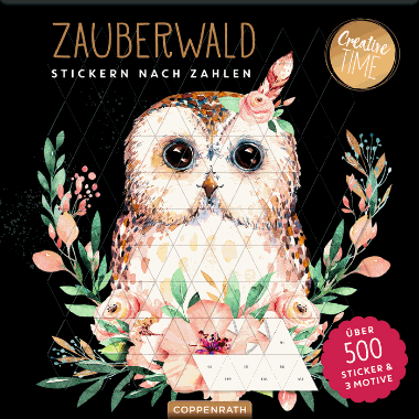 Stickern nach Zahlen: Zauberwald (Creative Time)