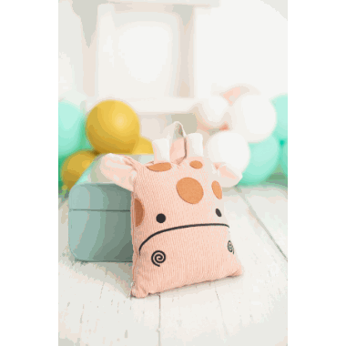 Crochetts pute/reiseteppe giraff