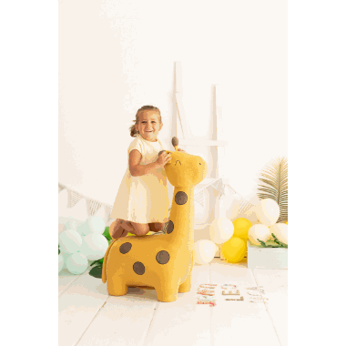 Crochetts maxi kosedyr/stol Berta giraff