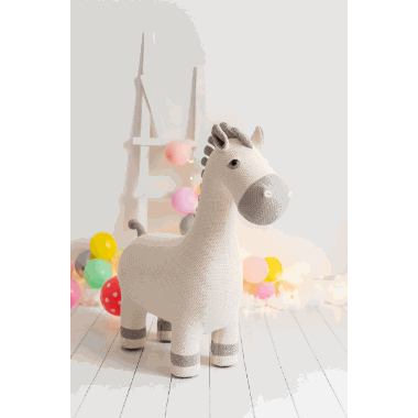 Crochetts maxi kosedyr/stol hoppe